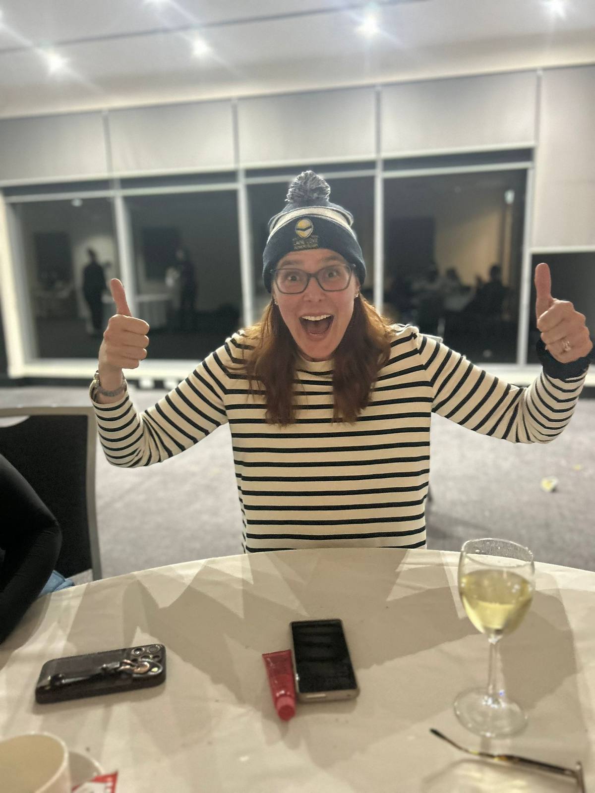 Lane Cove parent enjoying the Saturday night Bathurst club dinner